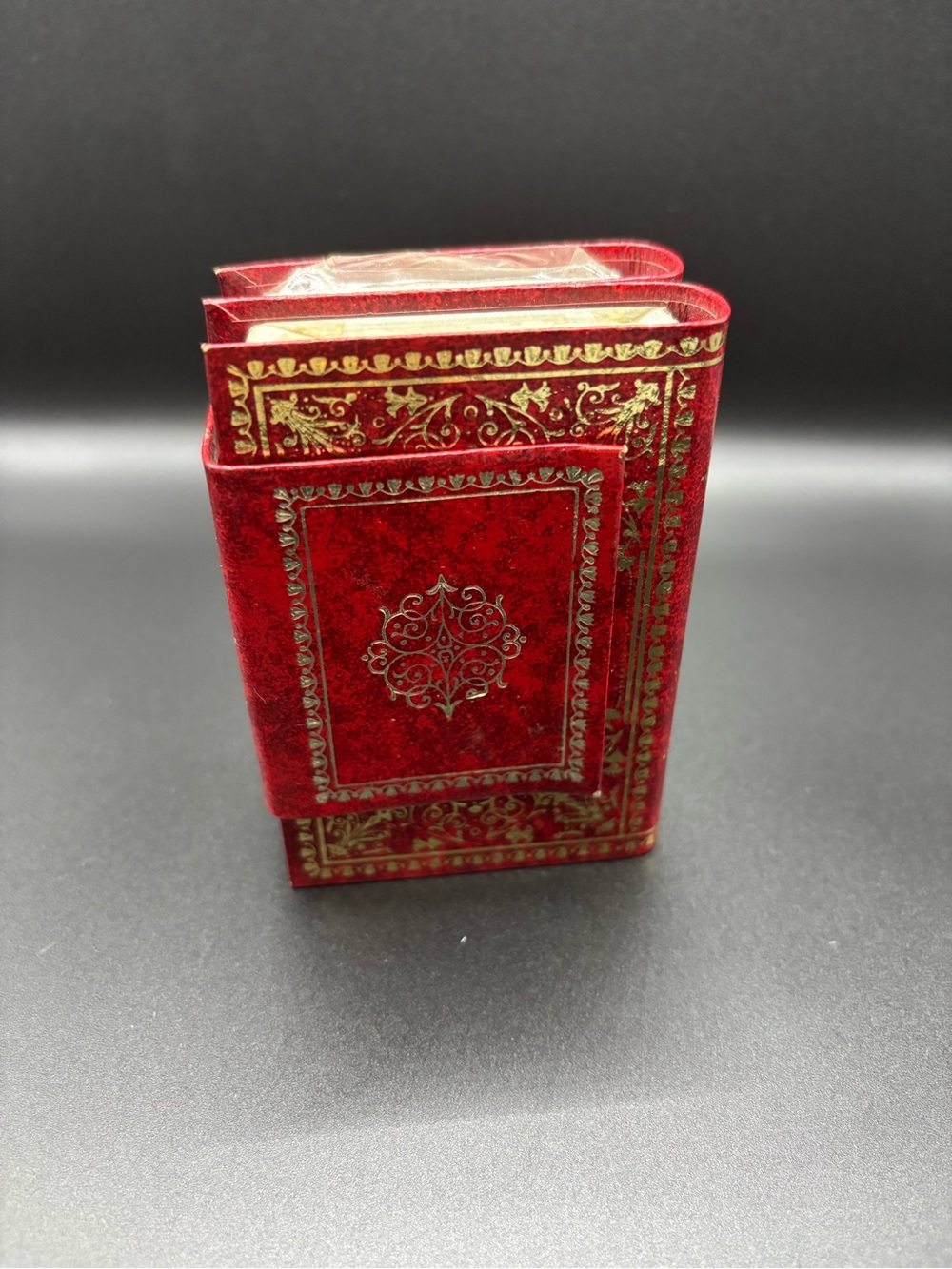 Vintage Congress Playing Cards Factory Sealed Double Deck with Leatherette Book